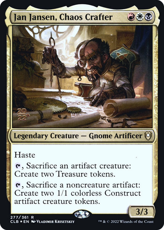 Jan Jansen, Chaos Crafter (277) (Prerelease) - Foil