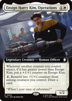 Ensign Harry Kim, Operations (0220) (Extended Art) (TRC)