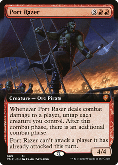 Port Razer (669) (Extended Art) - Foil