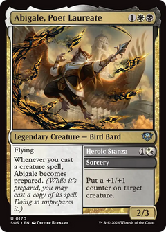 Abigale, Poet Laureate // Heroic Stanza (0170) (SOS) - Foil