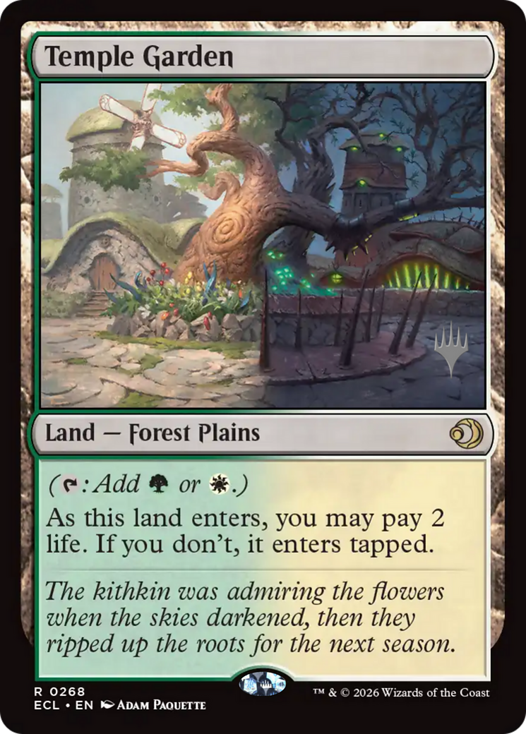 Temple Garden (0268) (Promo Pack) (PECL) - Foil