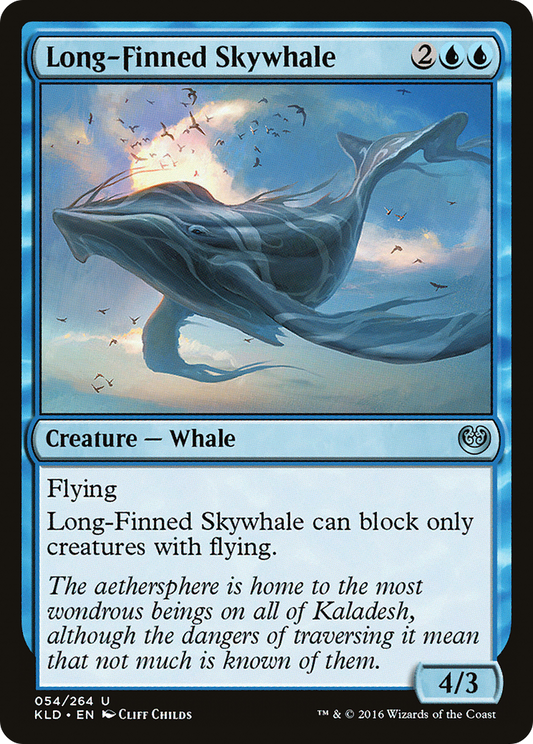 Long-Finned Skywhale - Foil