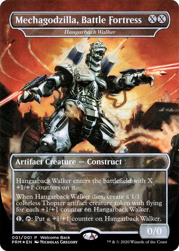 Mechagodzilla, Battle Fortress [Hangarback Walker] (001) (Welcome Back) - Foil