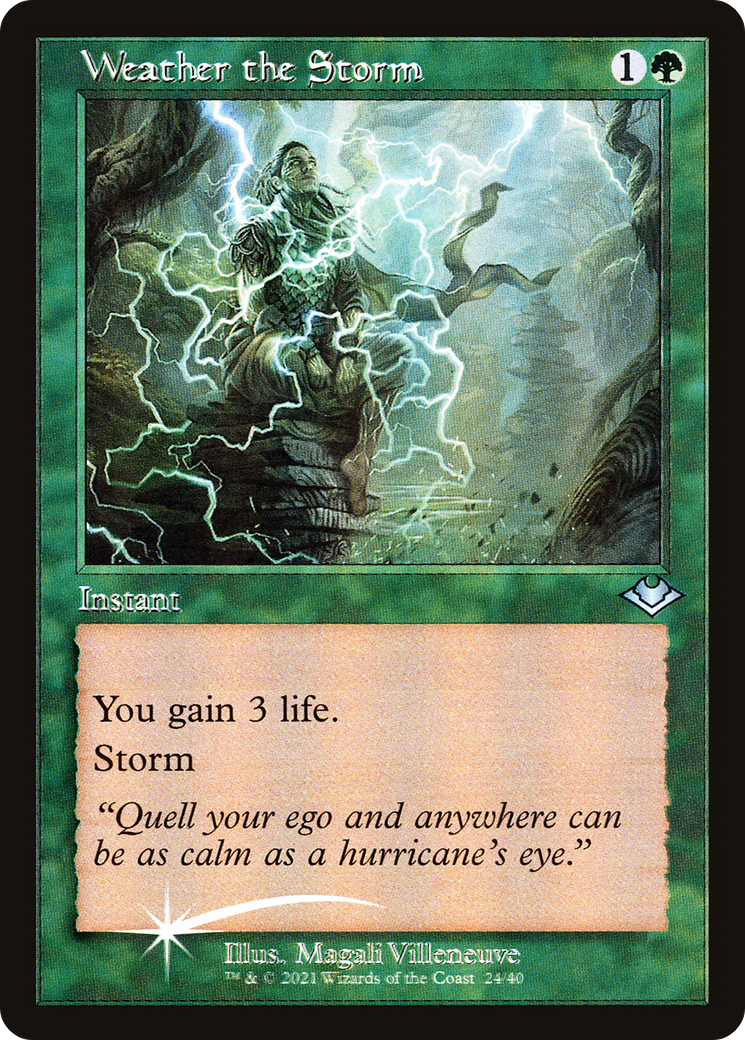 Weather the Storm (024) (Retro Frame) - Foil