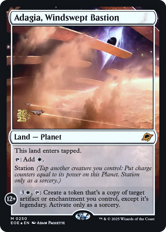 Adagia, Windswept Bastion (250) (Prerelease) - Foil