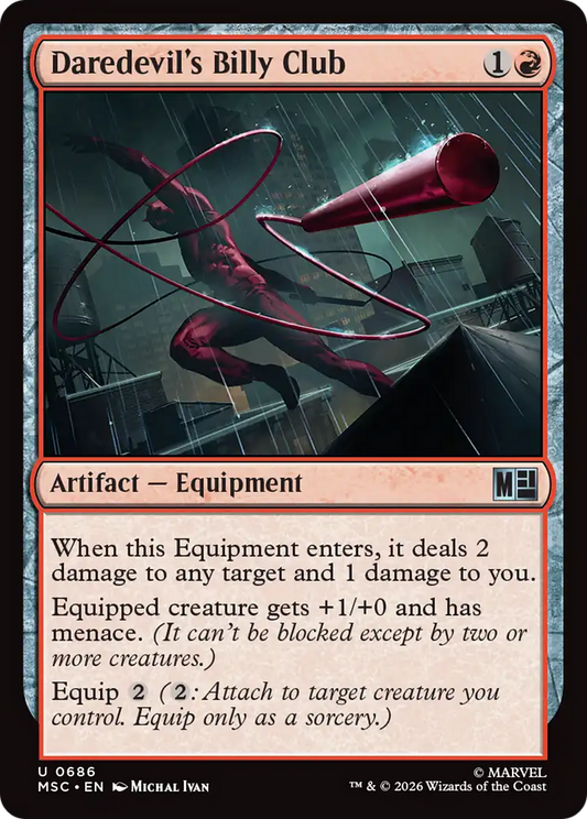 Daredevil's Billy Club (MSC) - Foil