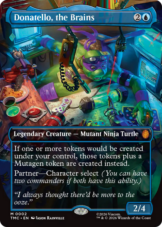Donatello, the Brains (0002) (Borderless) (TMC)