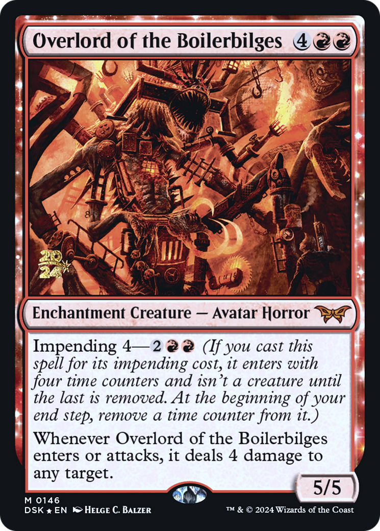 Overlord of the Boilerbilges (0146) (Prerelease) - Foil