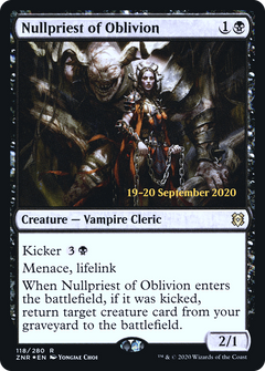 Nullpriest of Oblivion (118) (Prerelease) - Foil