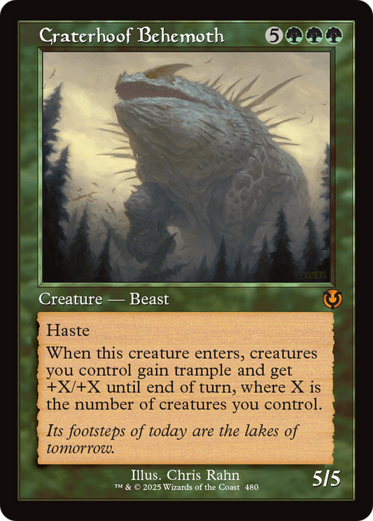 Craterhoof Behemoth (0480) (Retro Frame)