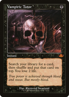 Vampiric Tutor (314) (Retro Frame) - Foil