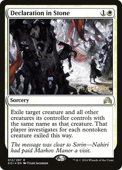 Declaration in Stone (012) (Prerelease) - Foil