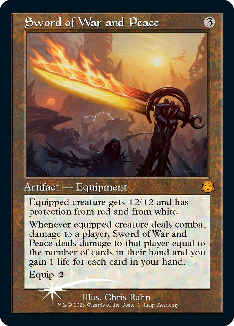Sword of War and Peace (0005) (Judge Academy) (Retro Frame) - Foil