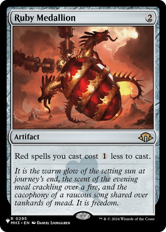 Ruby Medallion (0295) (PLST)