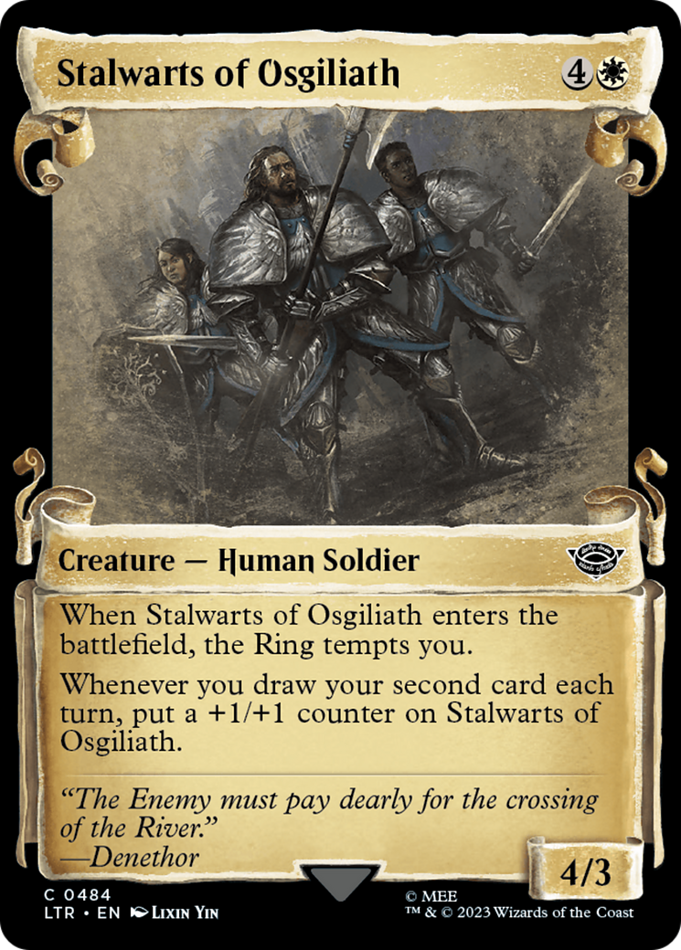 Stalwarts of Osgiliath (0484) (Showcase) - Silver Foil