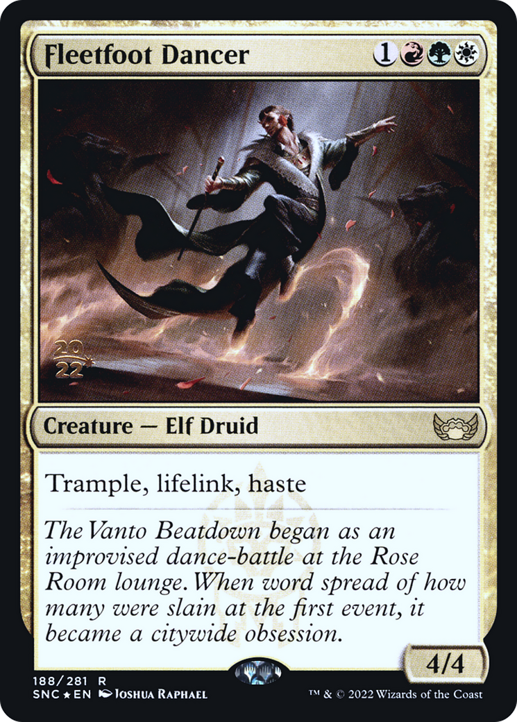 Fleetfoot Dancer (188) (Prerelease) (PSNC) - Foil