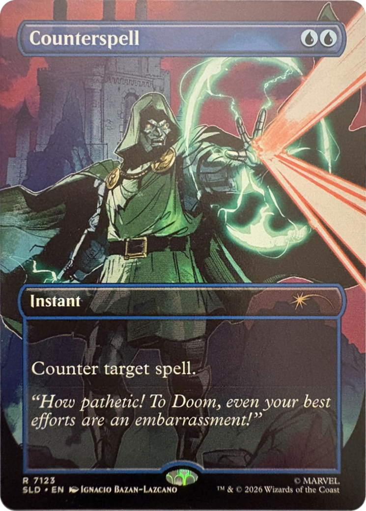 Counterspell (7123) (Borderless) (SLD)