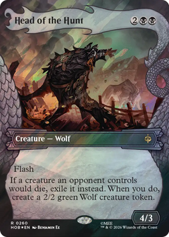 Head of the Hunt (0260) (Borderless) (Dragon Hoard Frame) (HOB) - Surge Foil