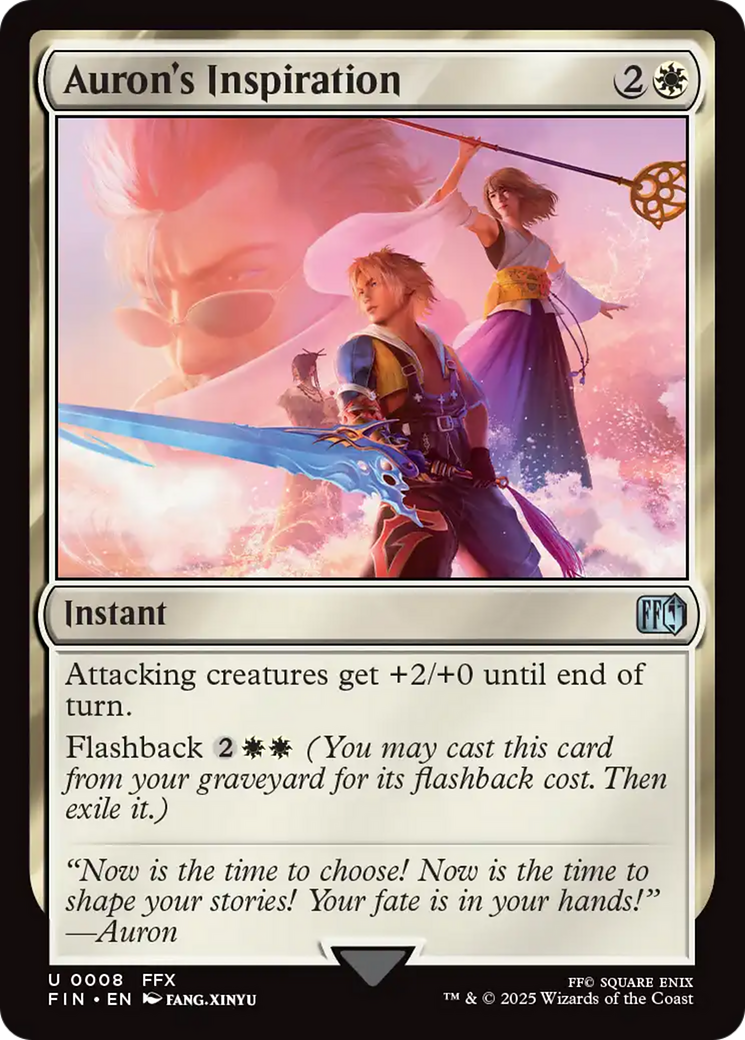 Auron's Inspiration - Foil