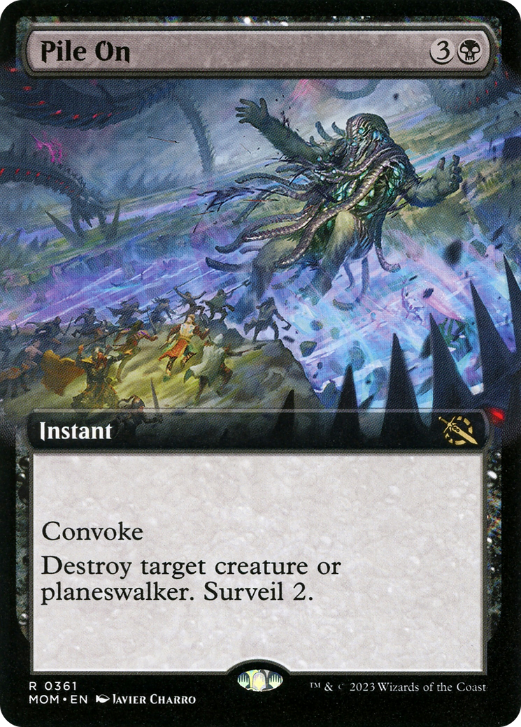Pile On (0361) (Extended Art) - Foil