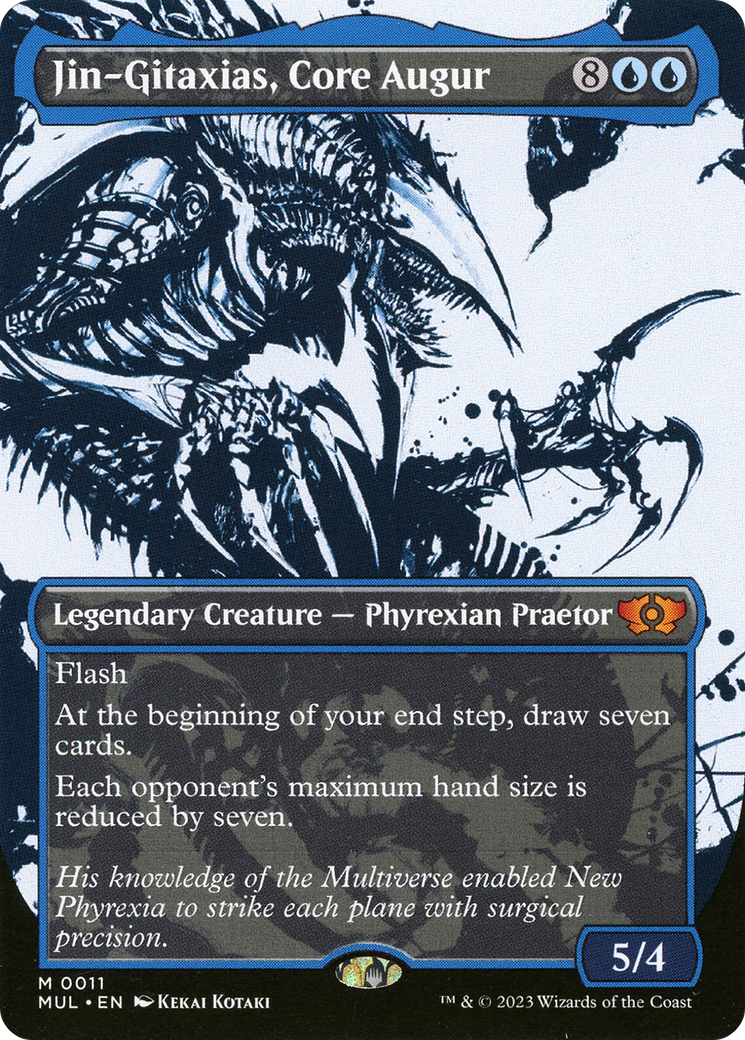 Jin-Gitaxias, Core Augur (0011) (Borderless) (Showcase)