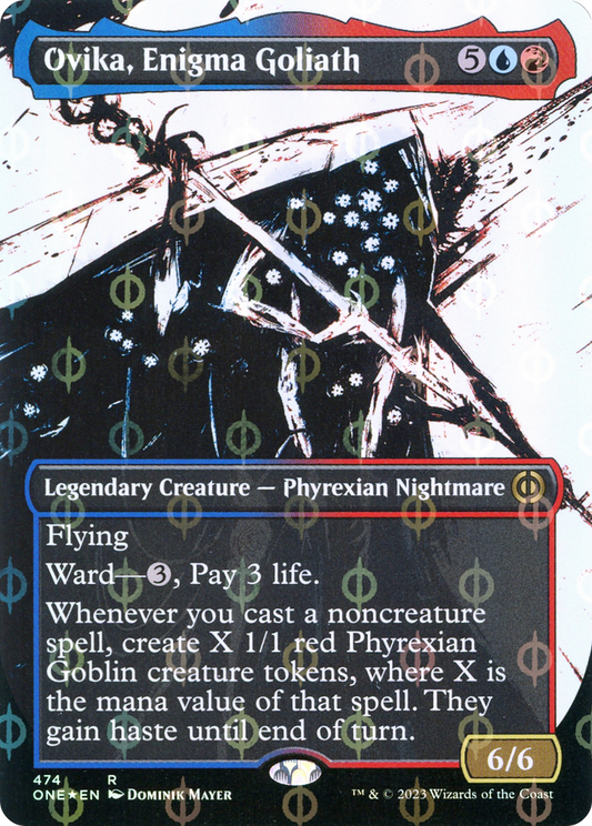 Ovika, Enigma Goliath (474) (Borderless) (Showcase) - Compleat Foil
