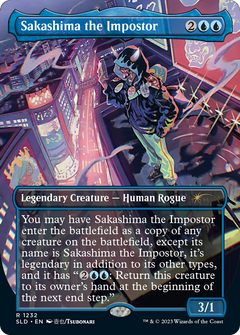 Sakashima the Impostor (1232) (Borderless) - Foil