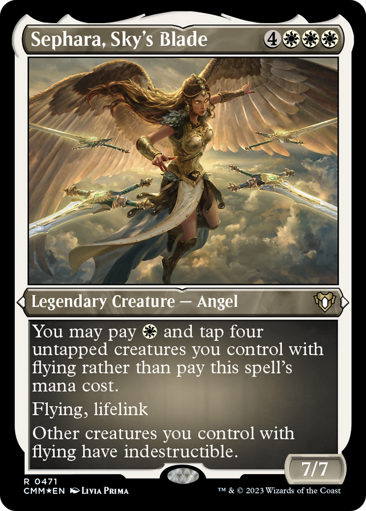 Sephara, Sky's Blade (0471) - Foil Etched