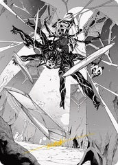 Kaito, Dancing Shadow (78/81) Art Card (AONE) - Gold-Stamped Signature