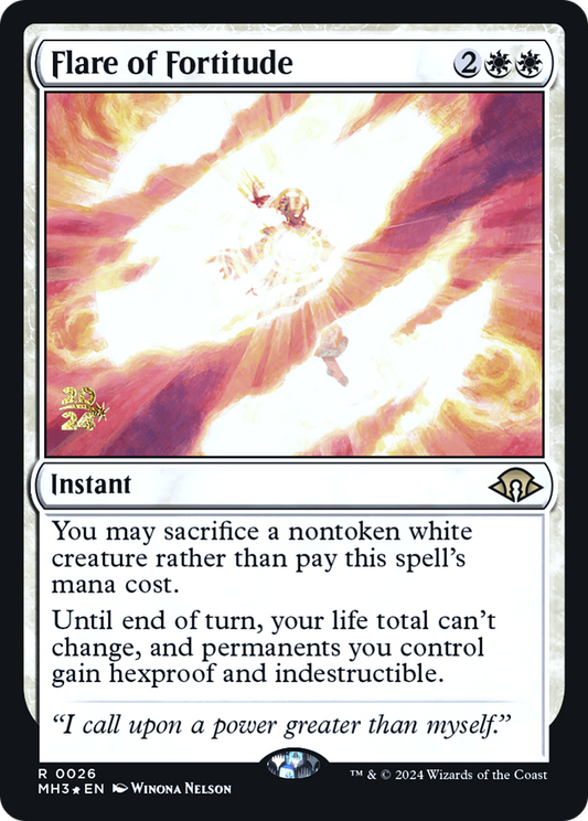 Flare of Fortitude (0026) (Prerelease) - Foil