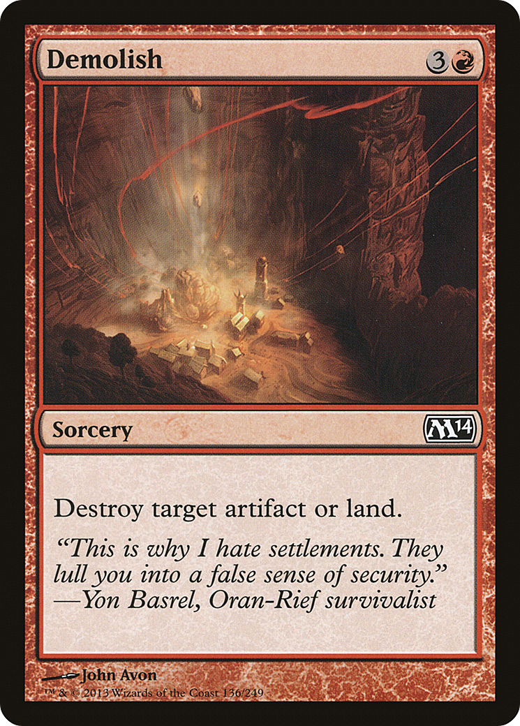 Demolish - Foil
