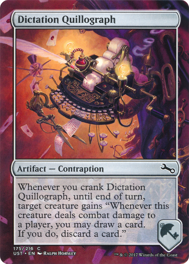 Dictation Quillograph - Foil