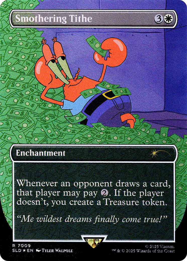 Smothering Tithe (7009) (Borderless) - Foil