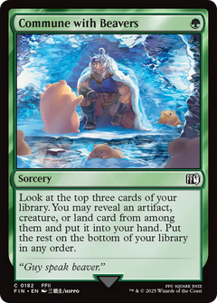 Commune with Beavers - Foil
