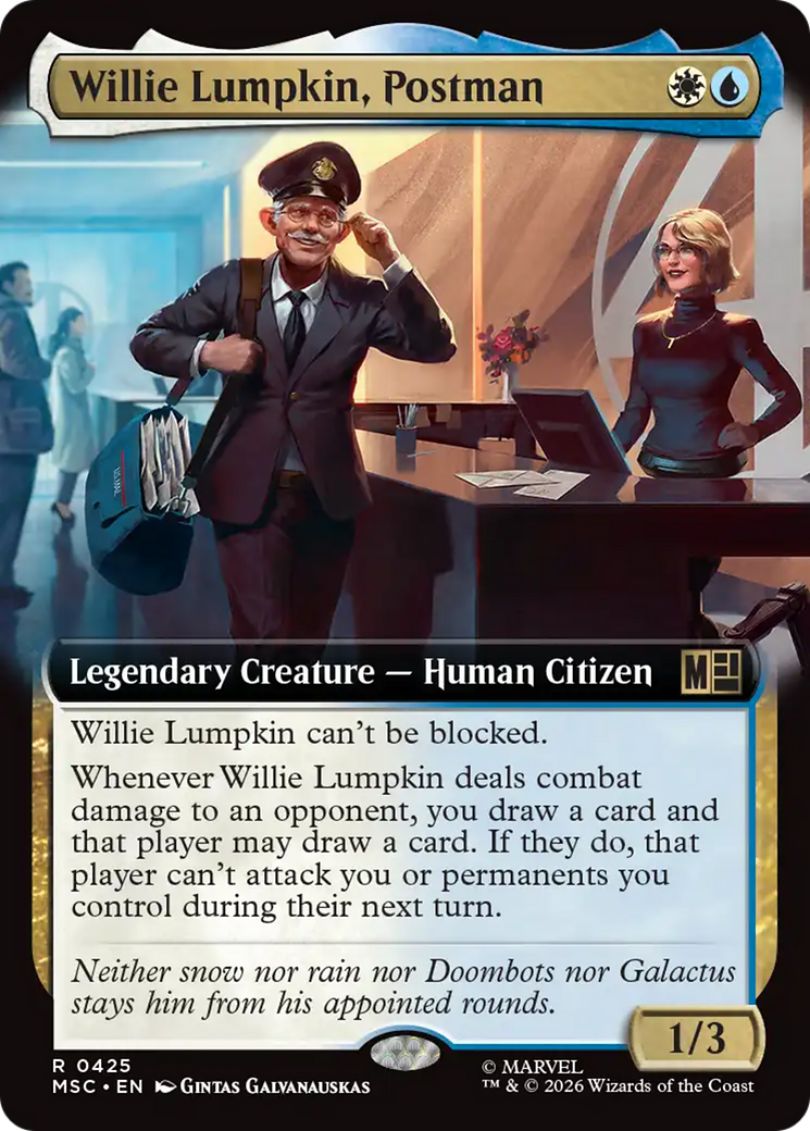 Willie Lumpkin, Postman (0425) (Extended Art) (MSC)