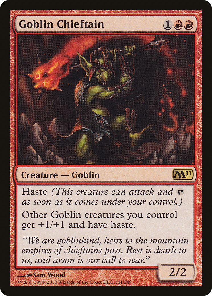 Goblin Chieftain - Foil