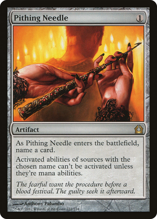 Pithing Needle - Foil
