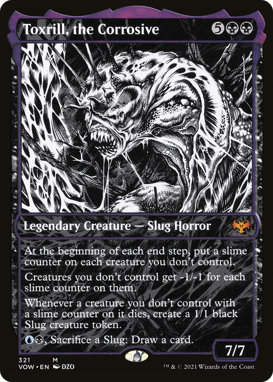 Toxrill, the Corrosive (321) (Showcase) - Foil