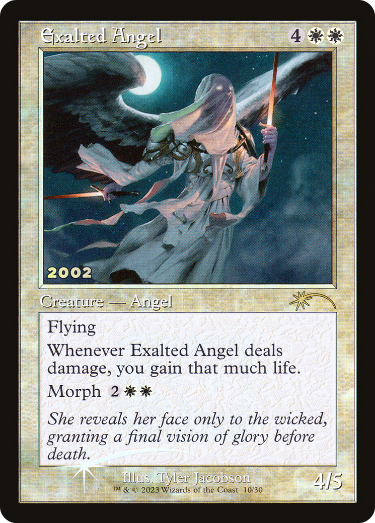 Exalted Angel (010) (2002) (Retro Frame) - Foil