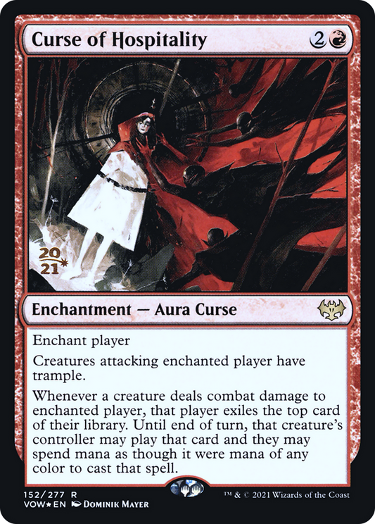 Curse of Hospitality (152) (Prerelease) - Foil