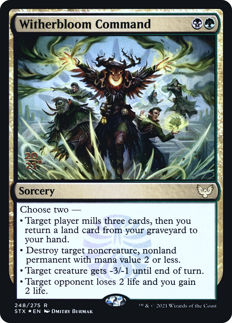 Witherbloom Command (248) (Prerelease) - Foil