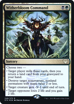 Witherbloom Command (248) (Prerelease) - Foil