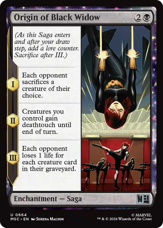 Origin of Black Widow (MSC) - Foil