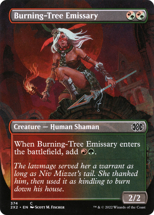 Burning-Tree Emissary (374) (Borderless)