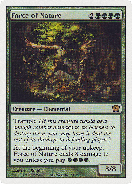 Force of Nature (9th Edition) (Oversized) (Box Topper Promo) (O9TH)