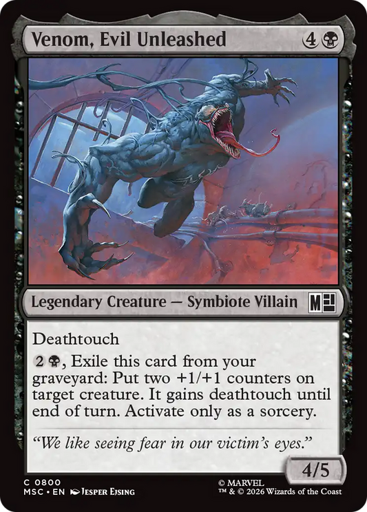 Venom, Evil Unleashed (MSC) - Foil