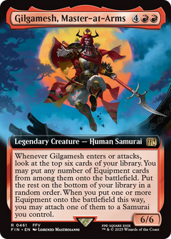 Gilgamesh, Master-at-Arms (0461) (Extended Art) - Foil