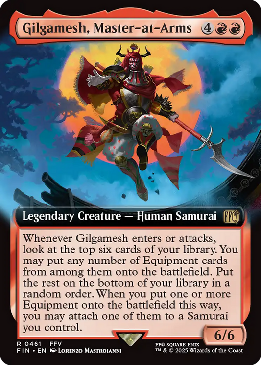 Gilgamesh, Master-at-Arms (0461) (Extended Art) - Foil