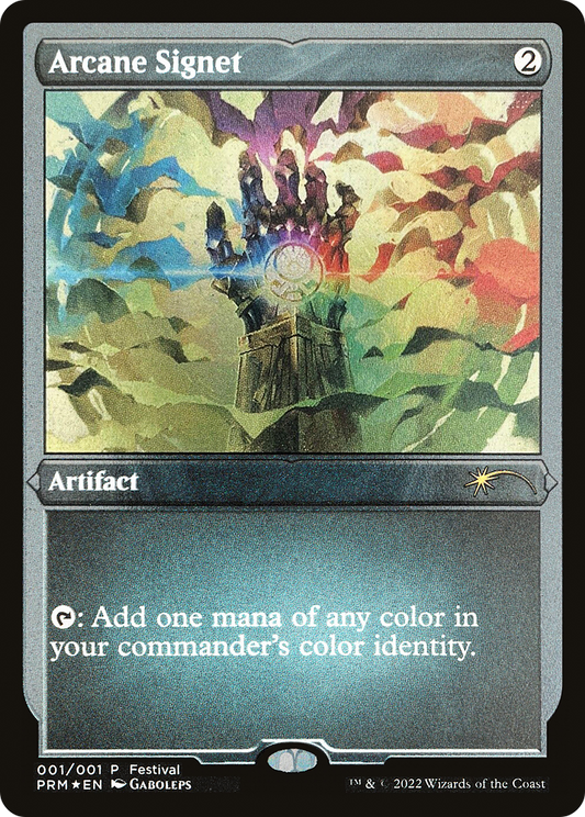 Arcane Signet (0001) (Festival) - Foil Etched