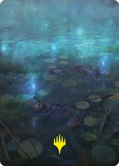 The Dead Marshes (79/81) Art Card (ALTR) - Gold-Stamped Signature